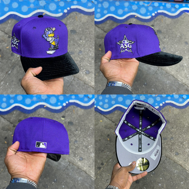 Colorado Rockies Purple and Velvet Black Mascot 21 ASG