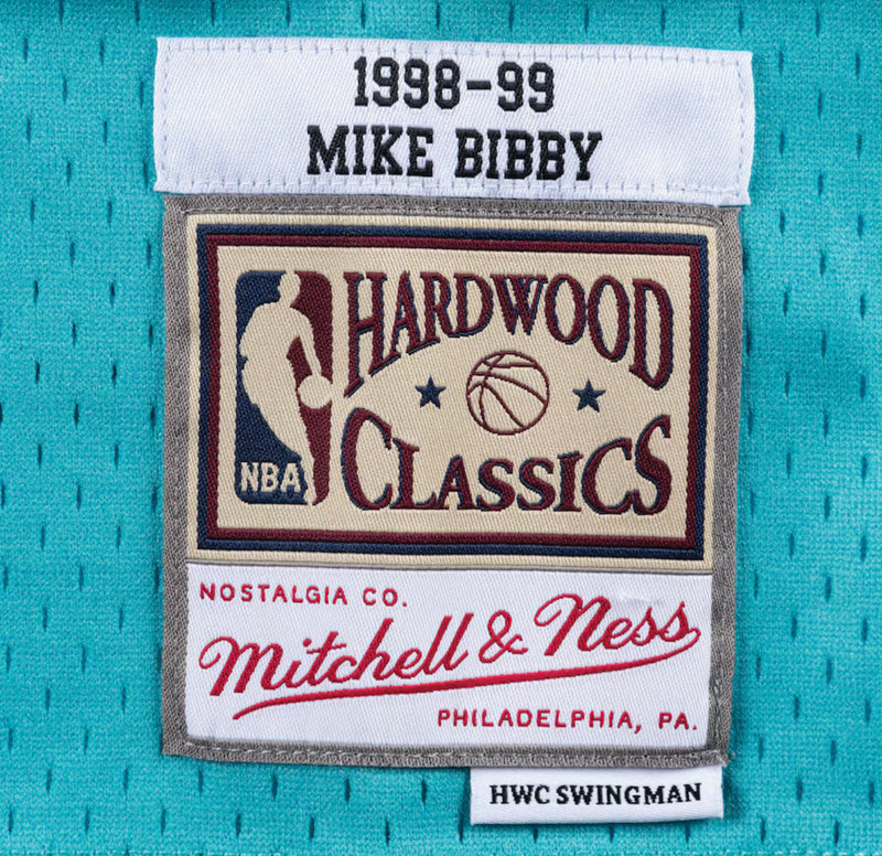 Vancouver Grizzlies Jersey Teal Mike Bibby