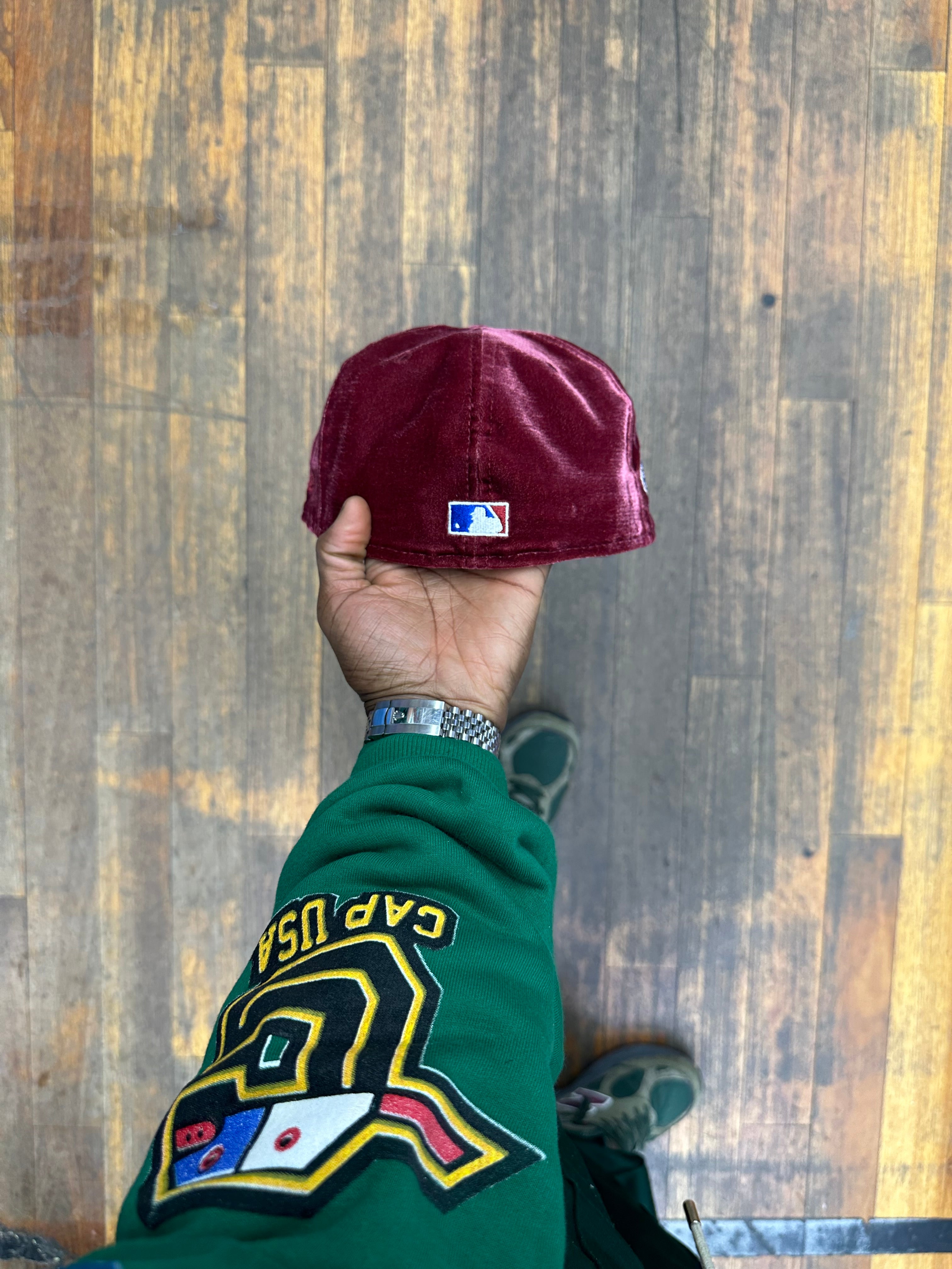 Philadelphia Phillies All Cardinal Red Velvet 2004 Inaugural Season