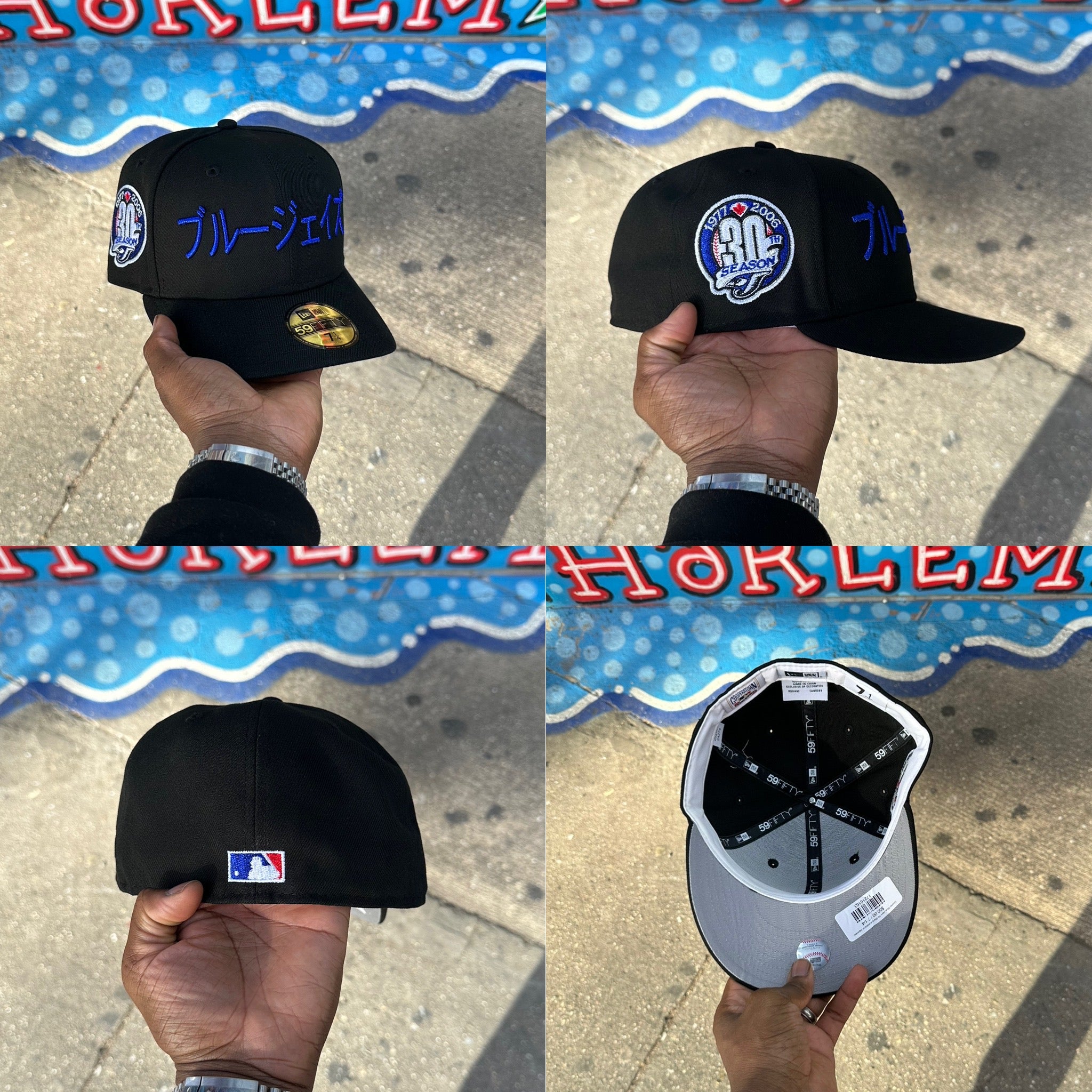 Toronto Blue Jays All Black Katakana Japanese 30Th