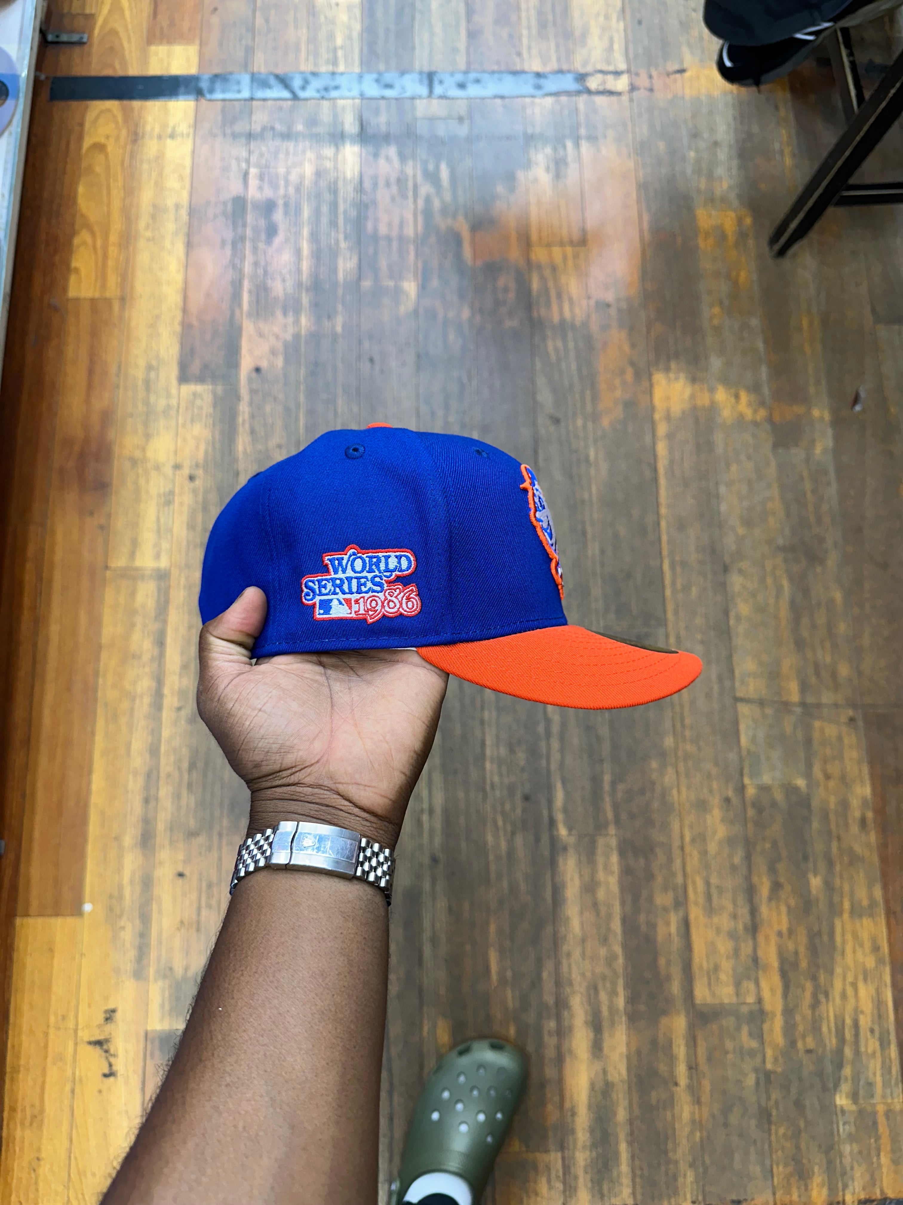 New York Mets "MR MET" Blue & Orange 1986 WS