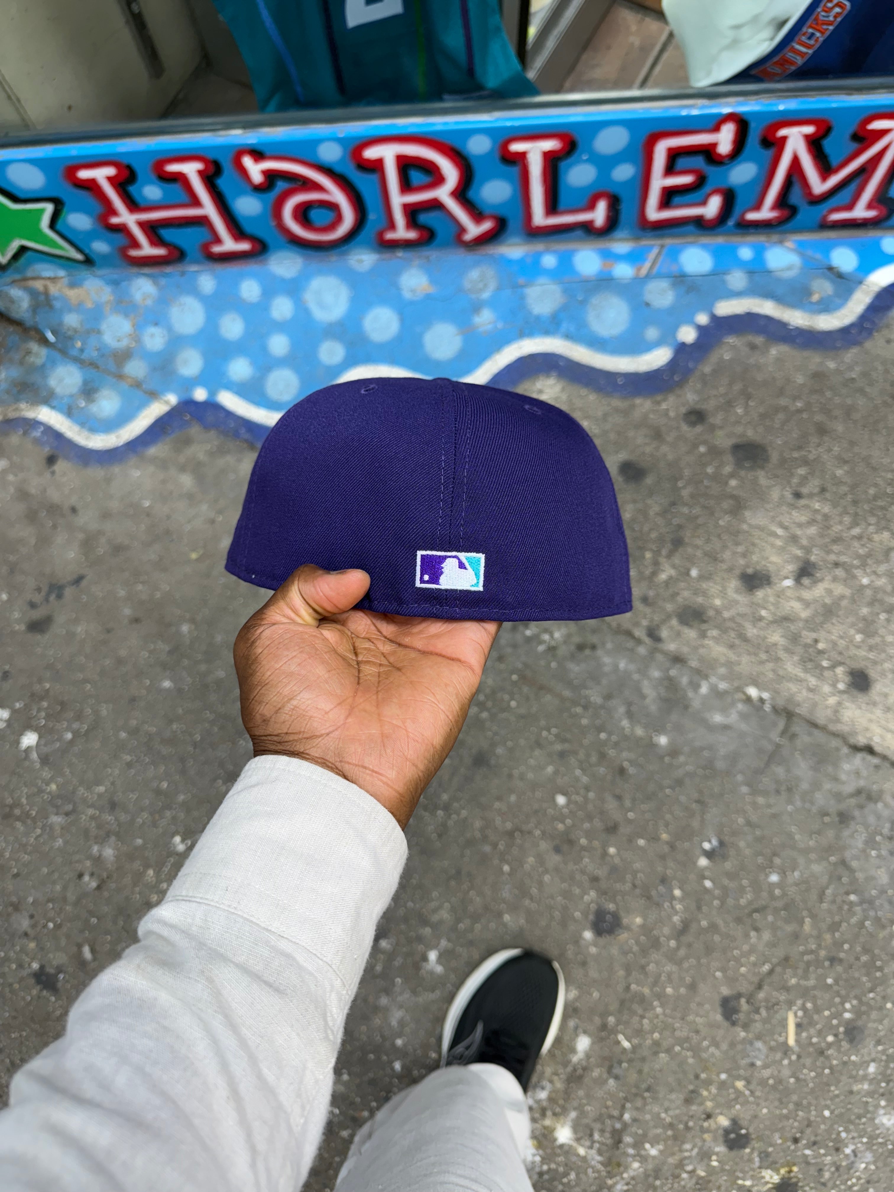 Arizona Diamond Backs All Purple Teal Logo 1998 Inaugural Season