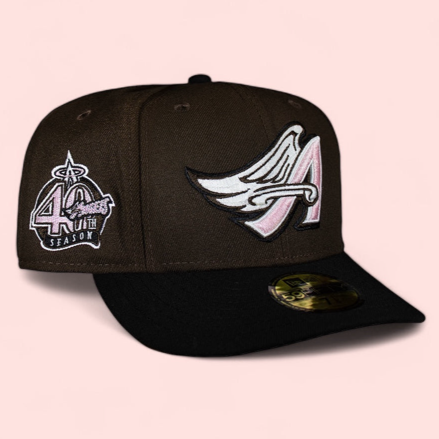 Anaheim Angels Mocha Brown & Black w/ Pink UV 40Th Anniversary