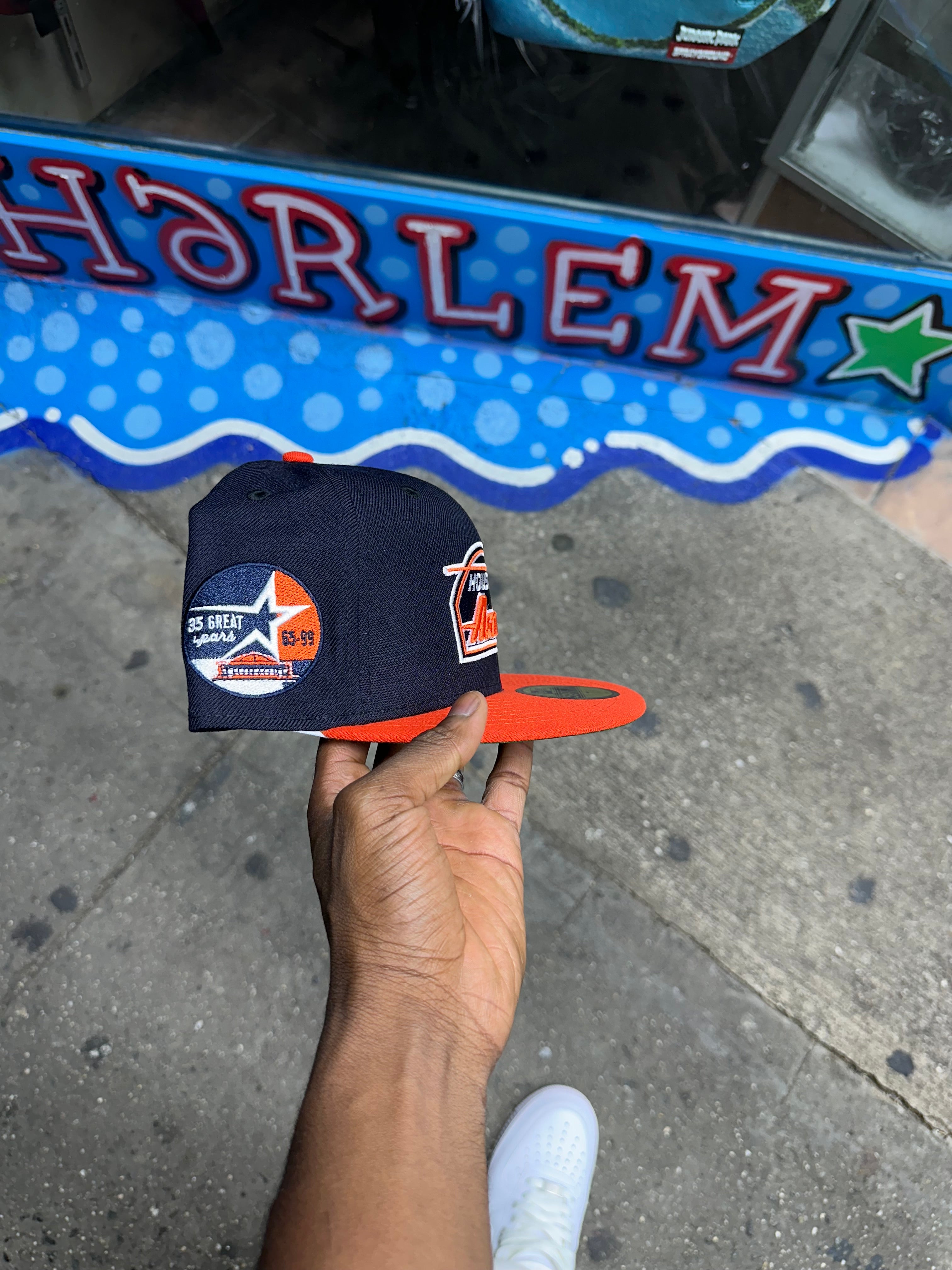 Houston Astros Navy Blue & Orange 35 Years