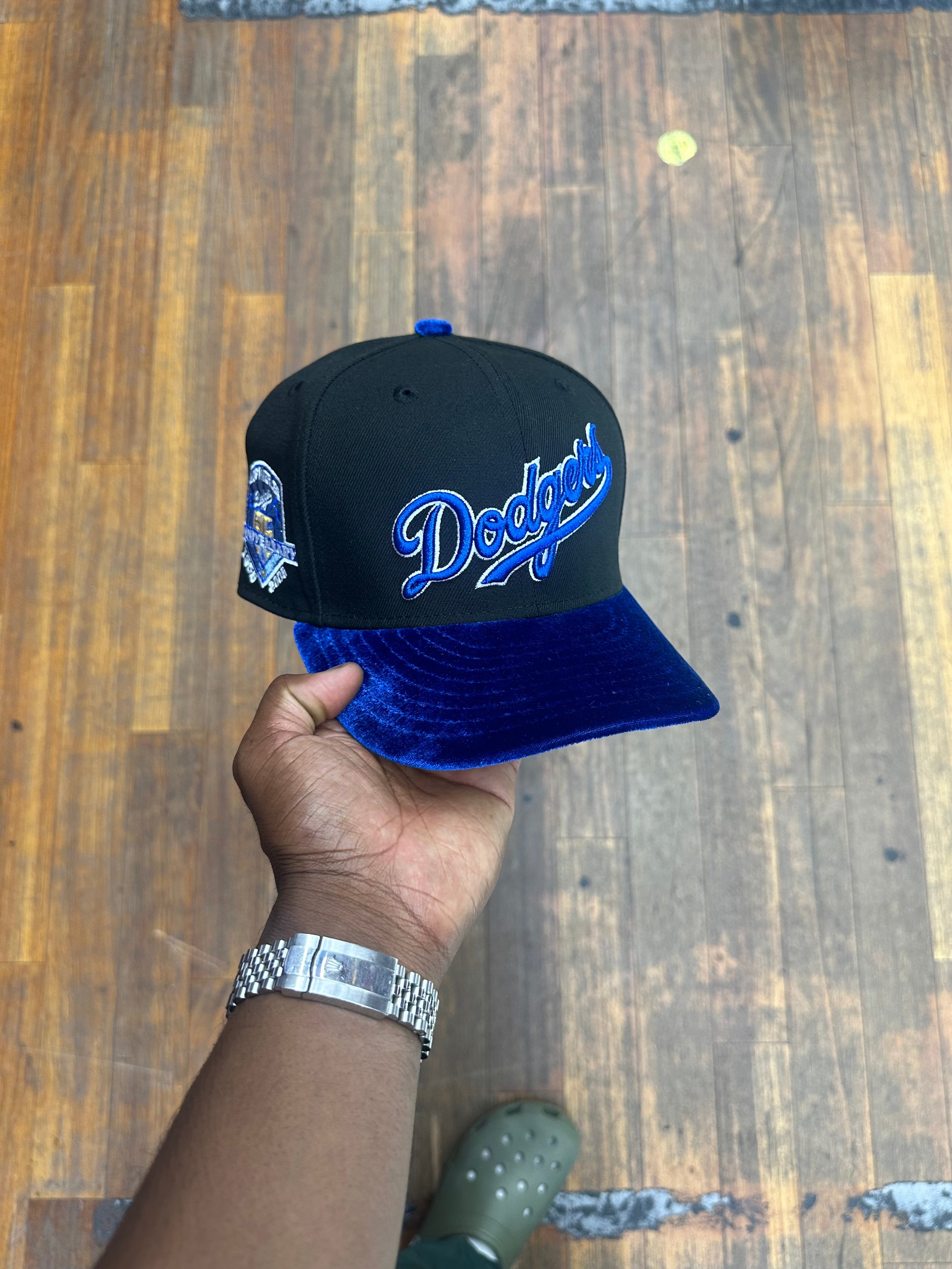 Los Angeles Dodgers Black and Velvet Royal 50Th Anniversary