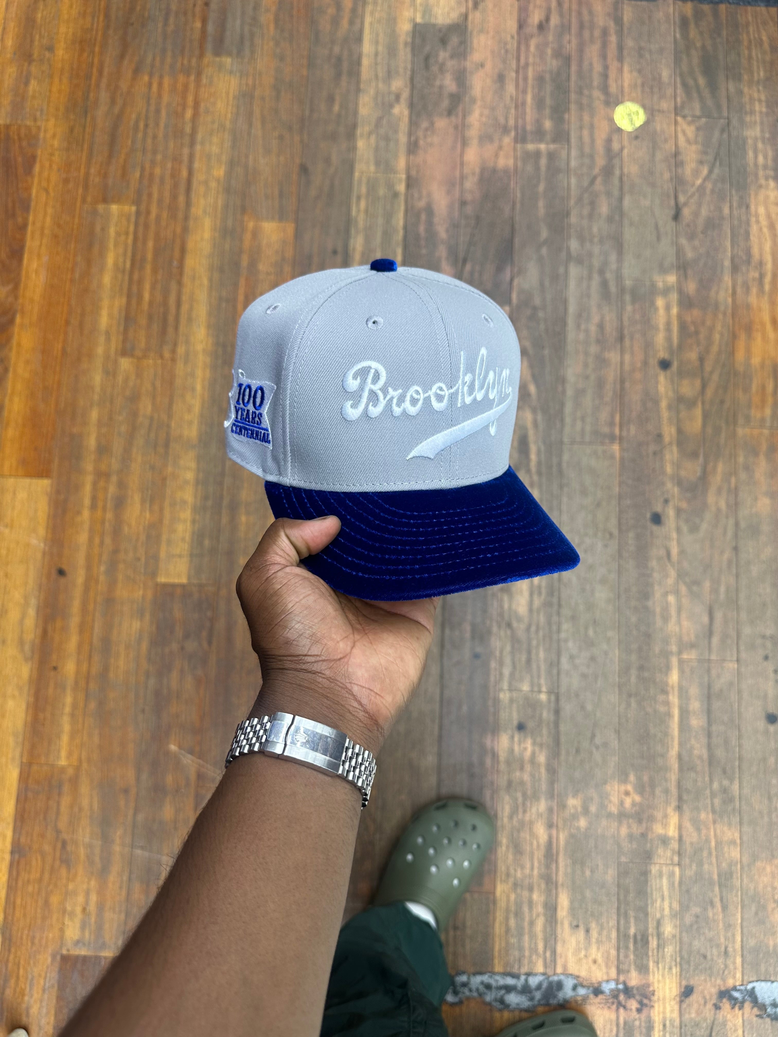 Brooklyn Dodgers Grey and Royal Velvet 100 Years