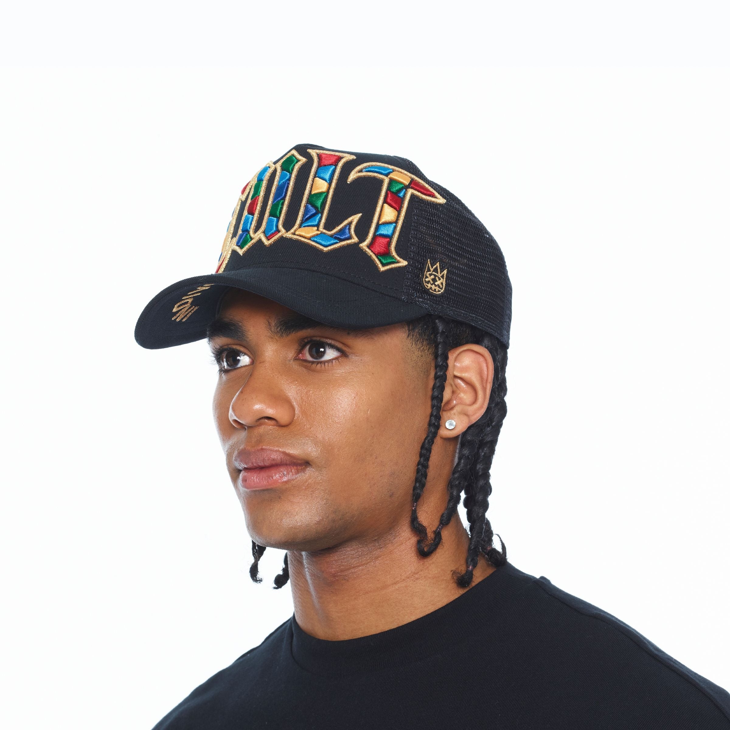 Cult of Individuality Black Stain Glass Trucker