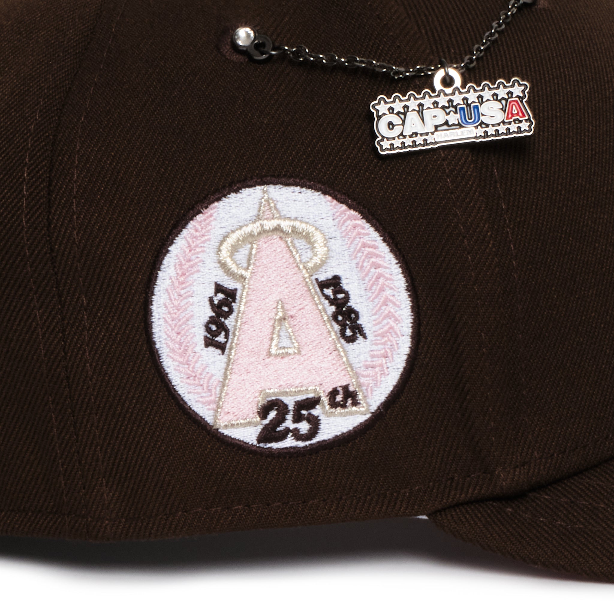 Anaheim Angels Walnut Brown Pink UV 25Th Anniversary