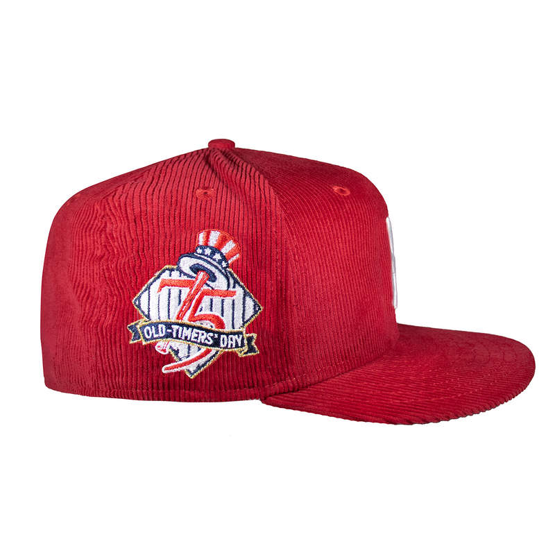 New York Yankees Red Corduroy 75 Years