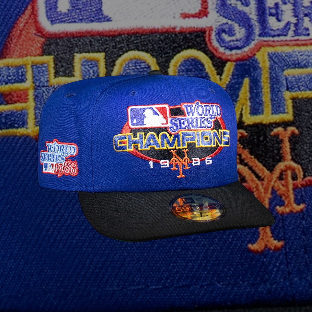 New York Mets World Champions 1986 Royal and Black