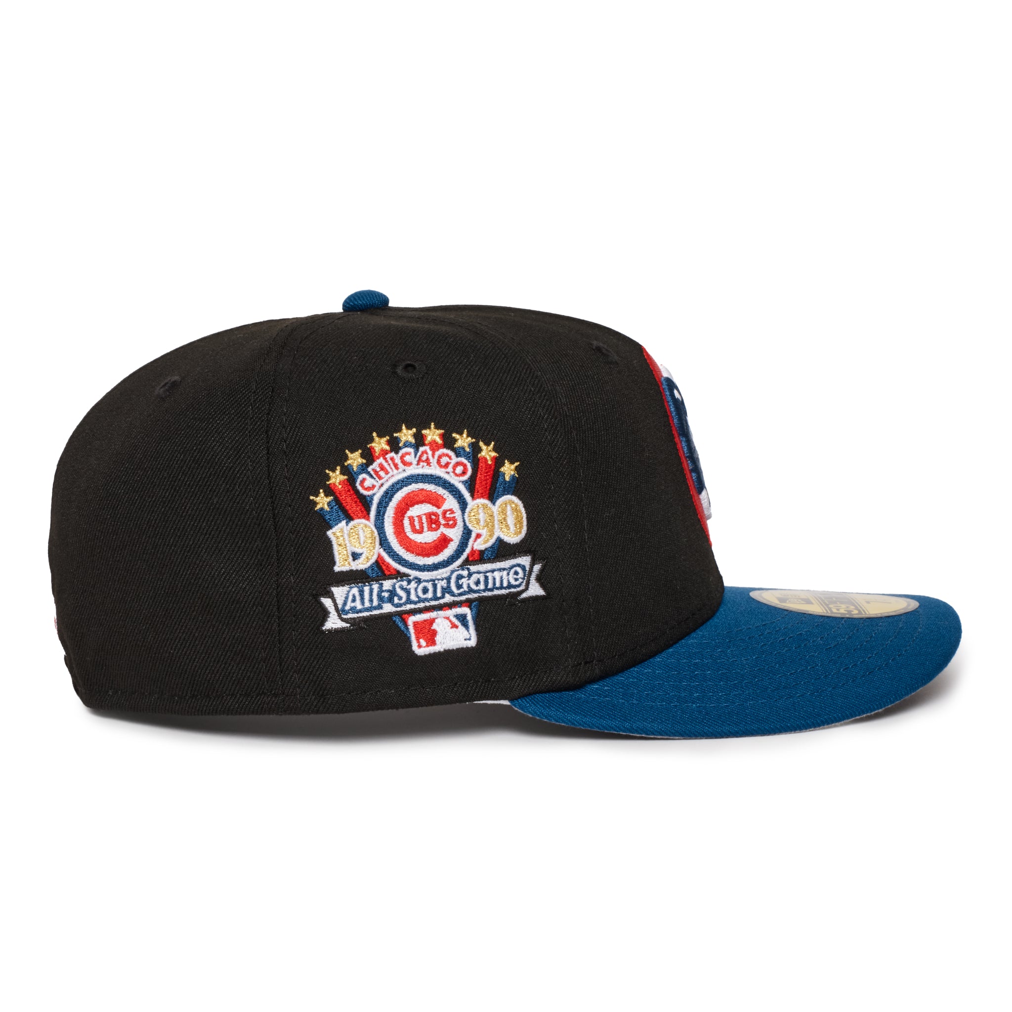 Chicago Cubs Black & Seashore Blue 1990 All Star Game Grey uv