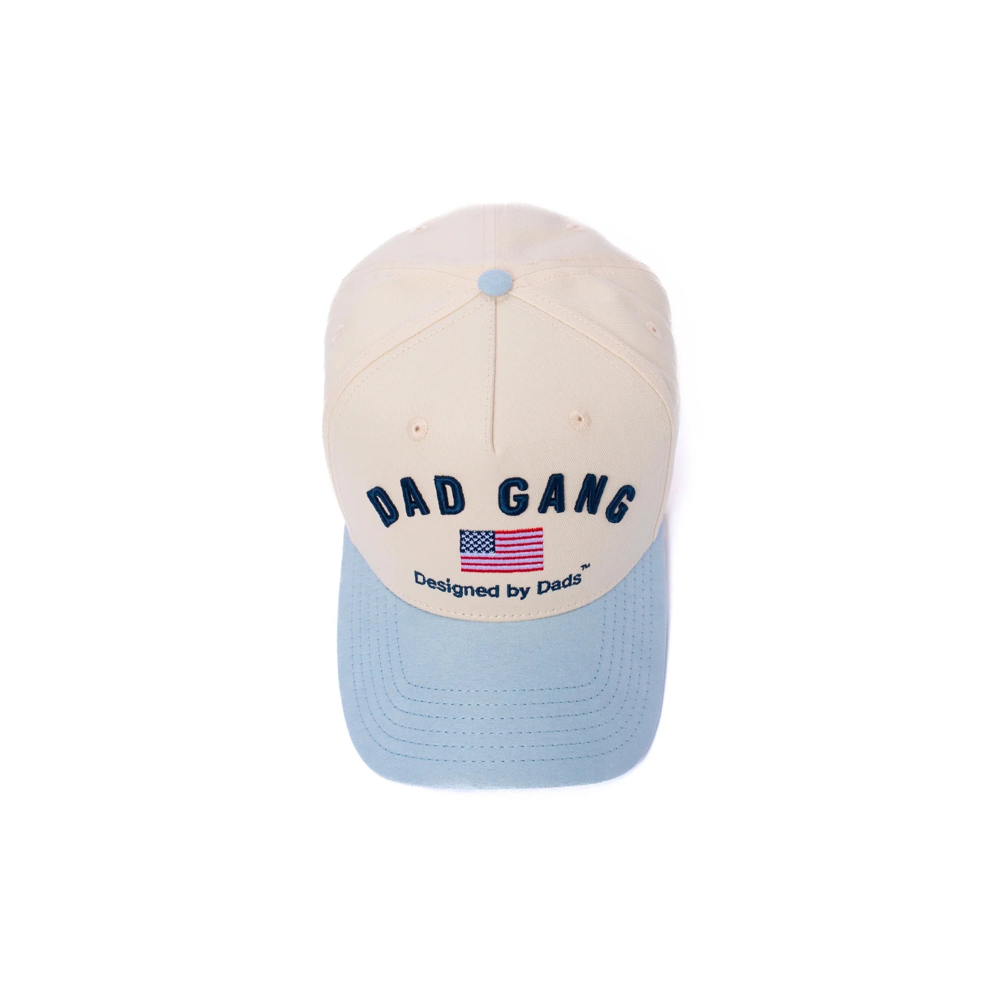 DAD Gang white blue American flag