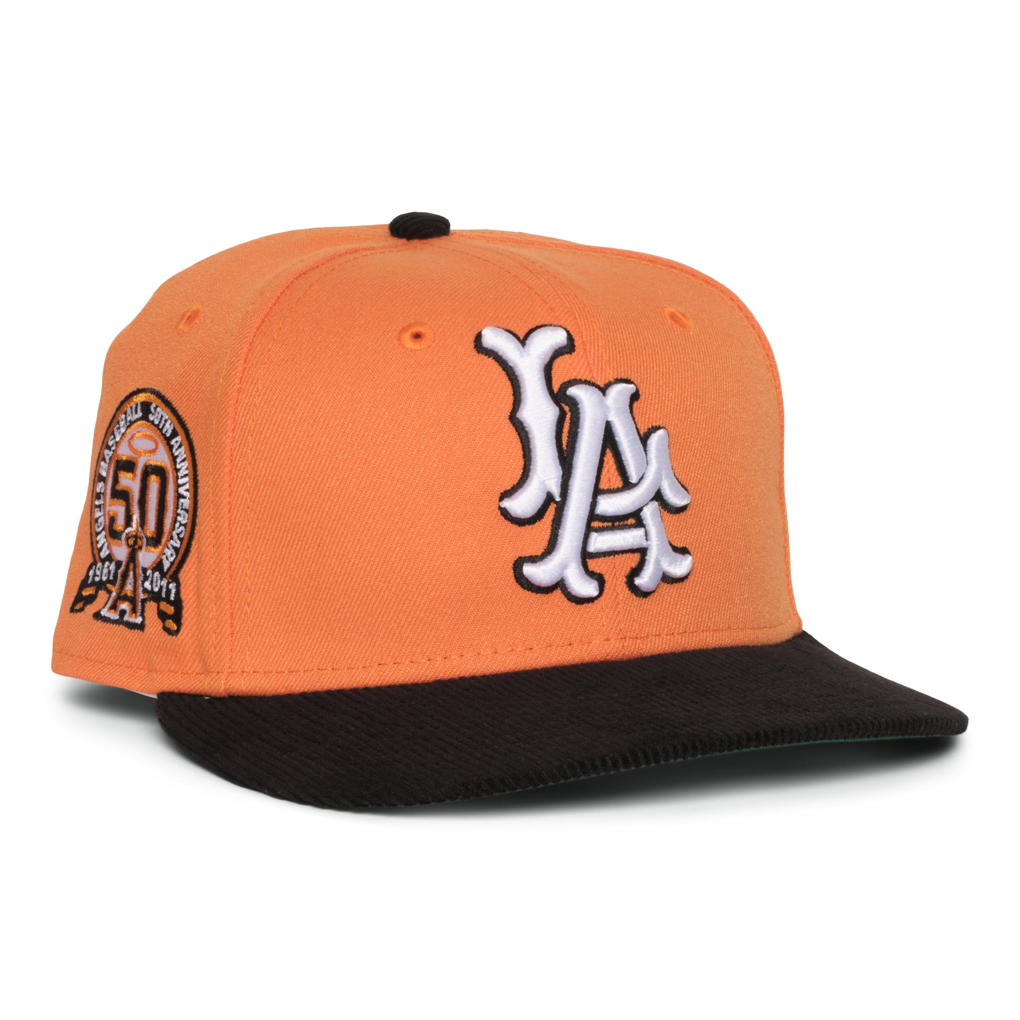 Los Angeles Angels Orange and Black Corduroy 50 Years