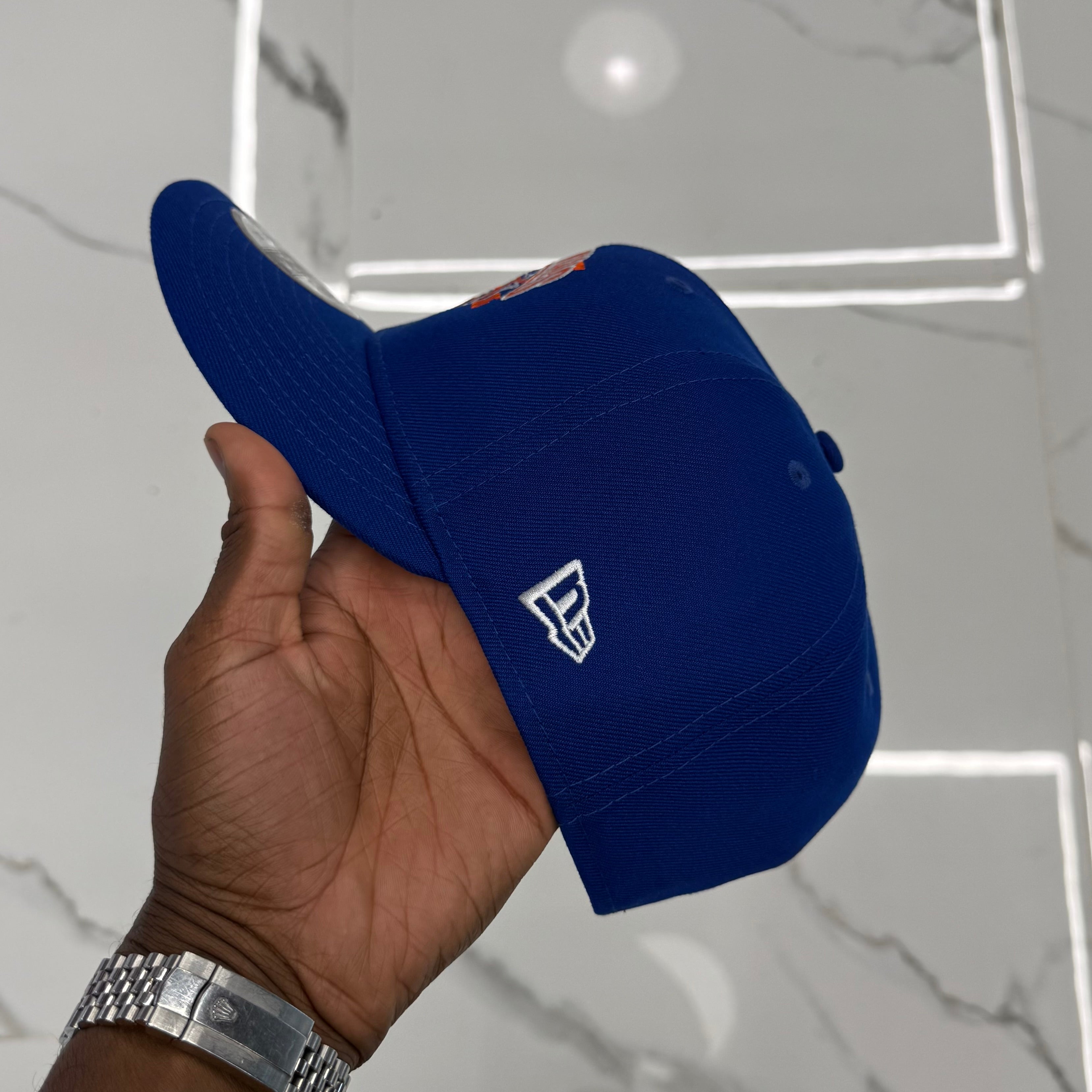 New York Knicks NBA 2026 Finals Triangle Royal 950 Classic Snap Back