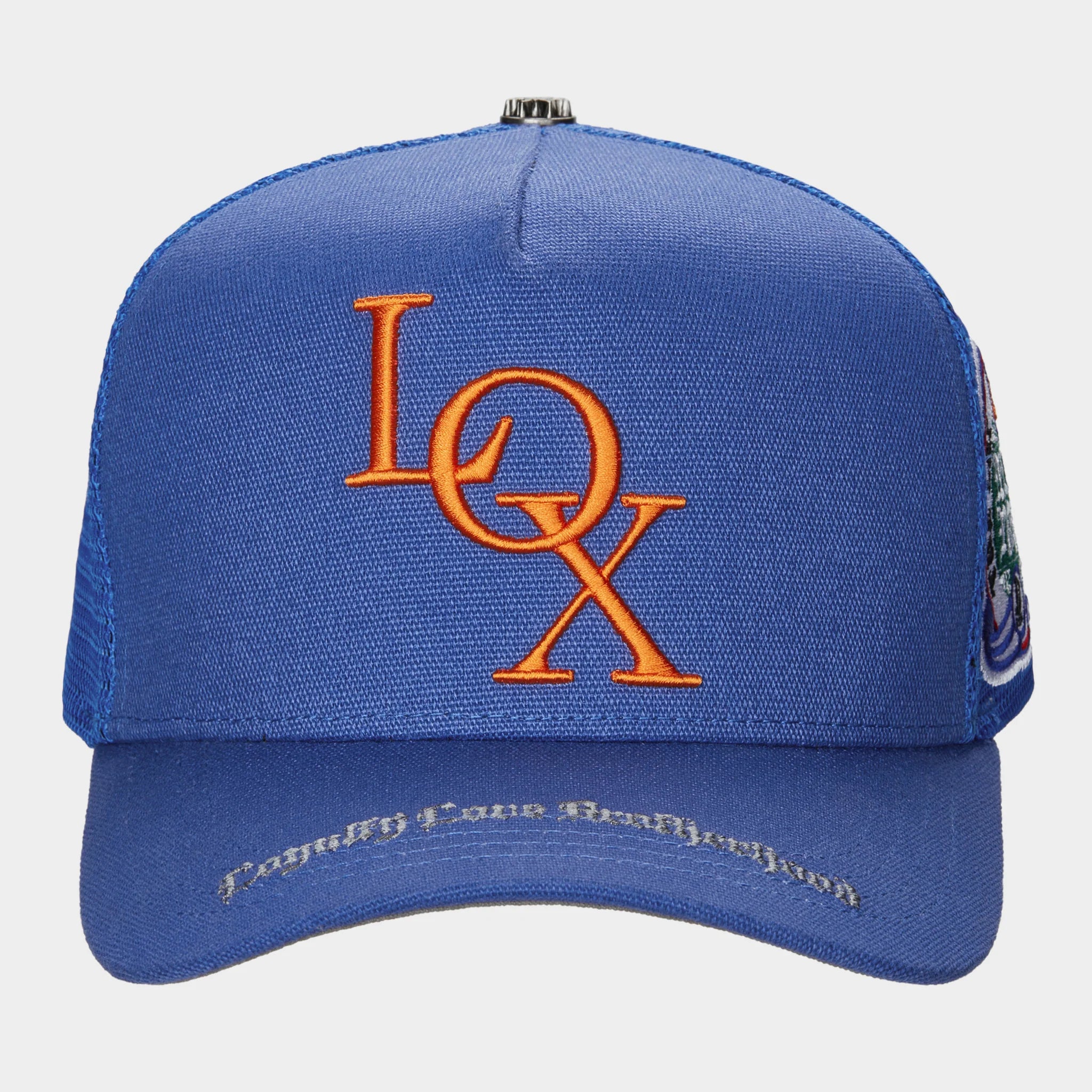 GODSPEED LOX TRUCKER ALL BLUE ORANGE LOGO