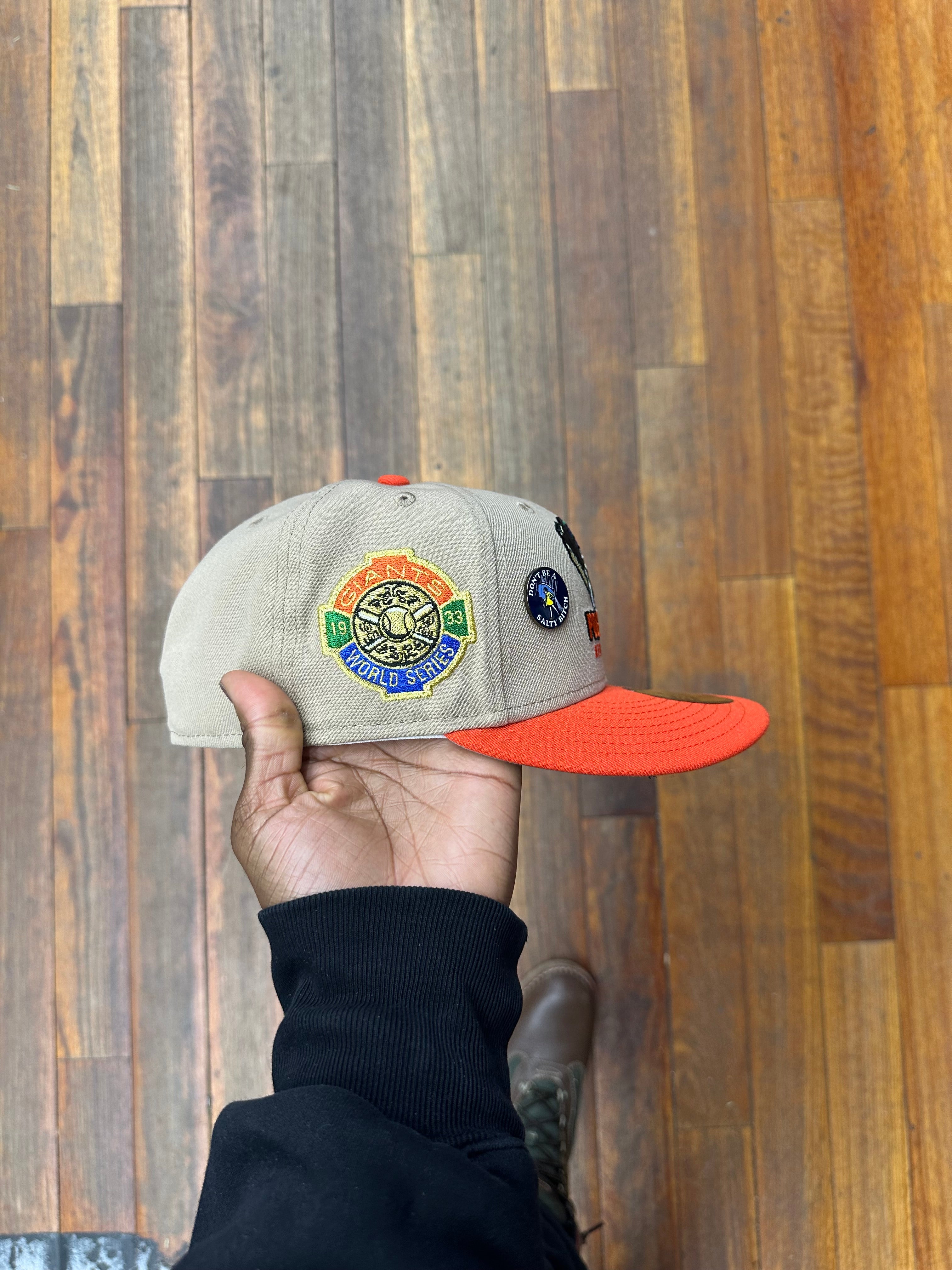 New York Giants Polo Grounds Camel & Orange 1933 Grey UV