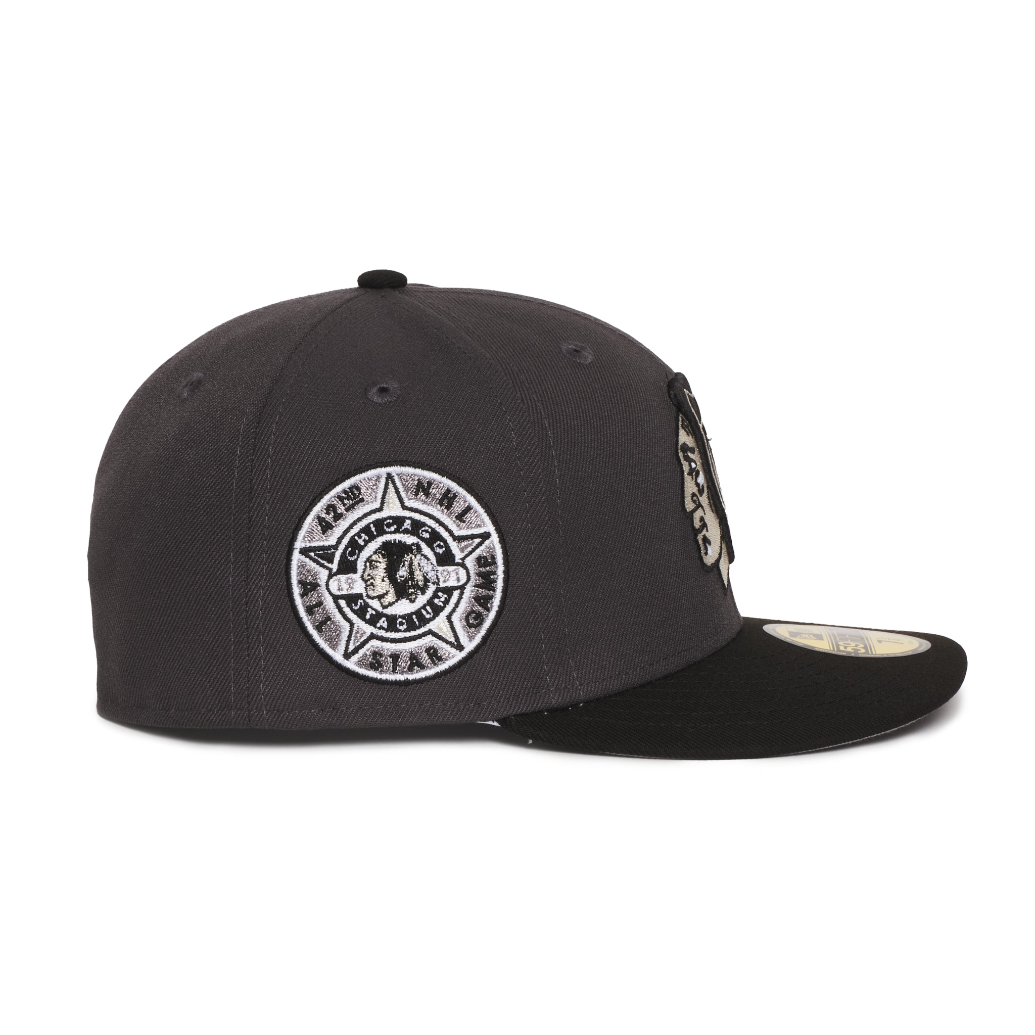 Chicago Black Hawks Charcoal Grey and Black 42nd All Star Game