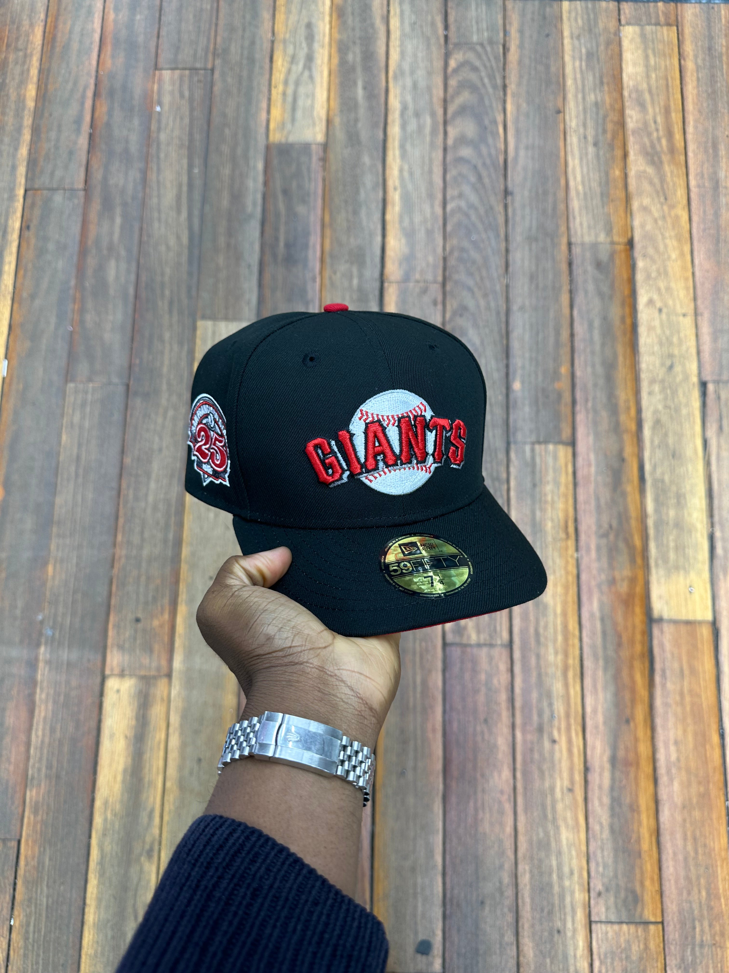 San Francisco Giants All Black w/ Red UV 25 Years