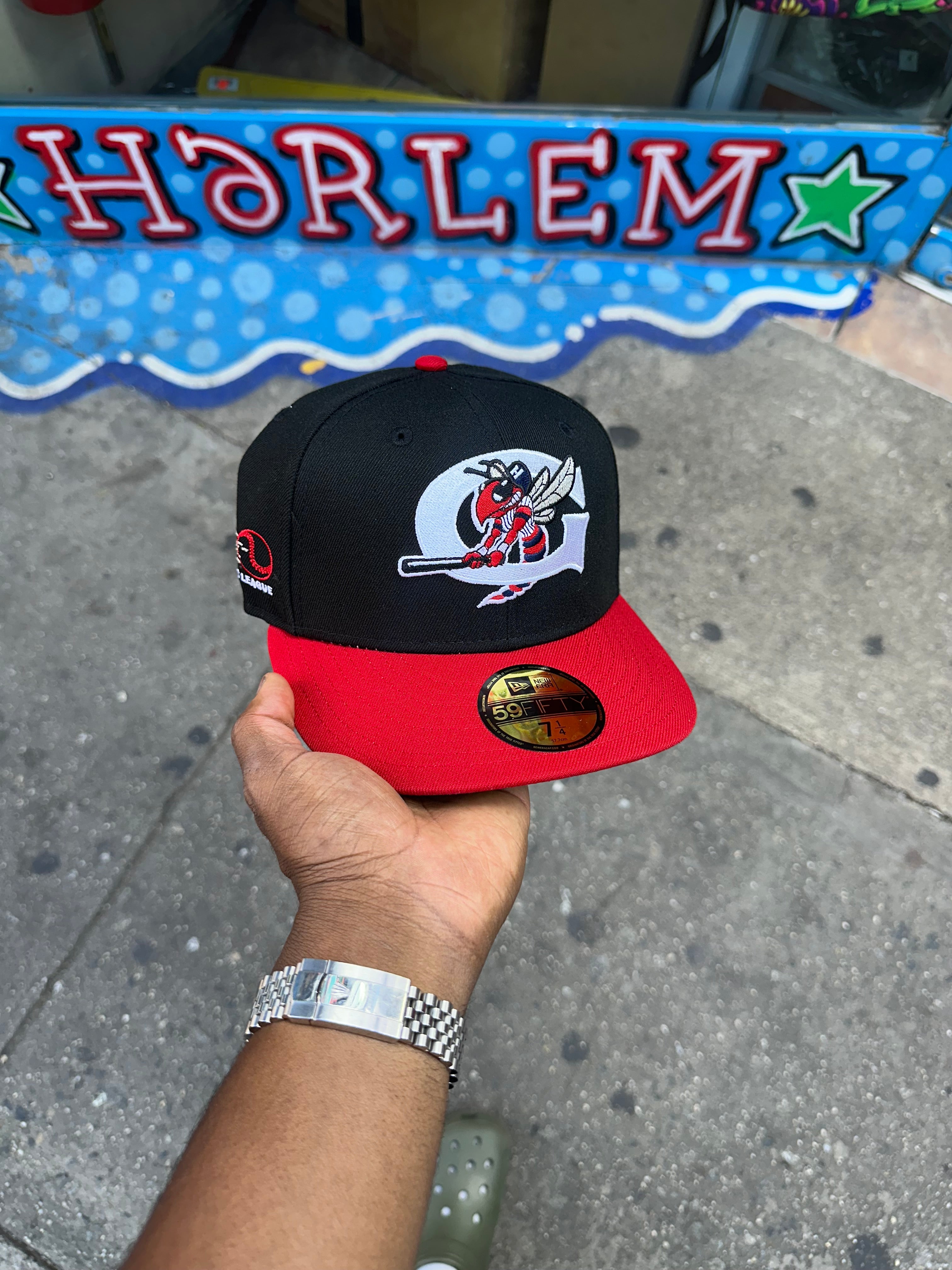 Greensboro Hornets Black and Red MiLB