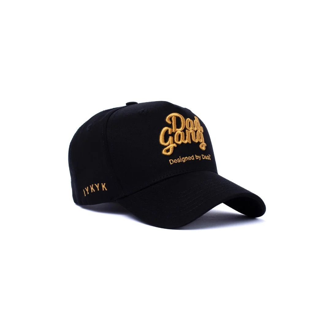 DAD Gang All black Gold Logo