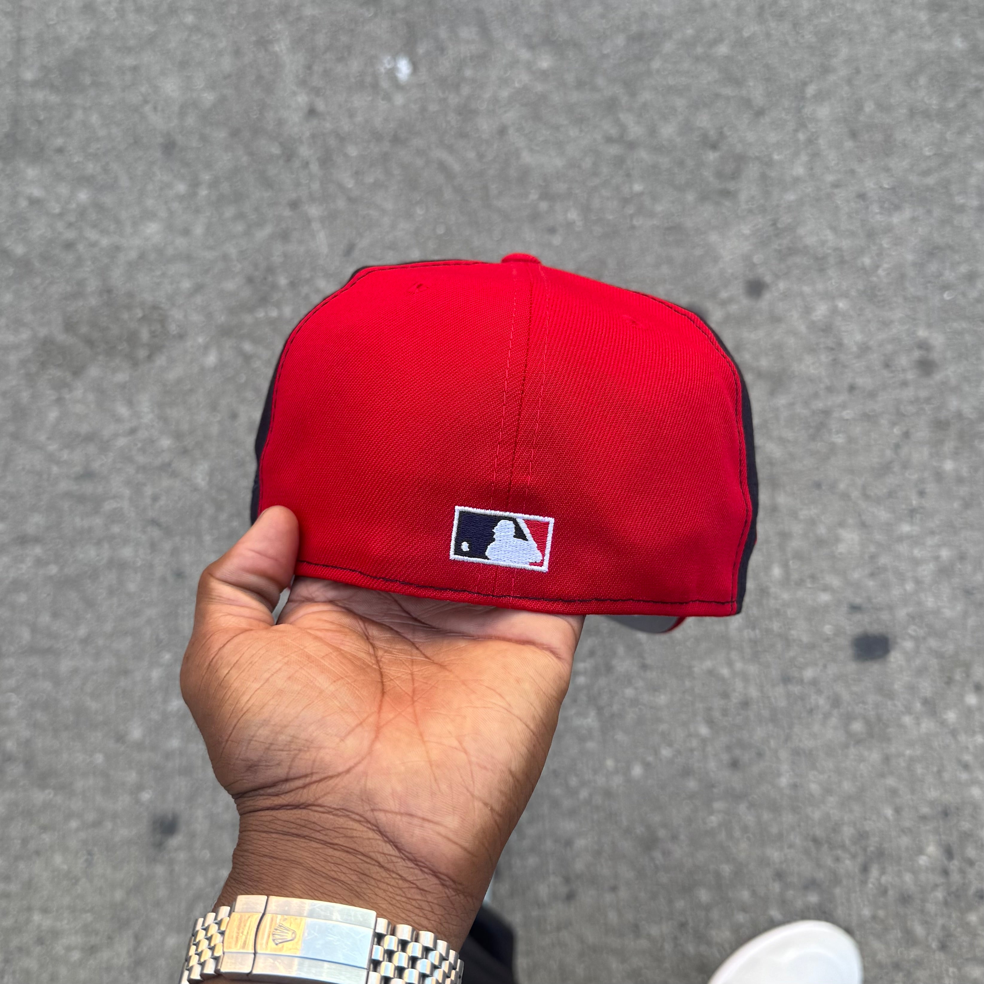 Cleveland Indians 3 tone White Red and Navy 10 Years