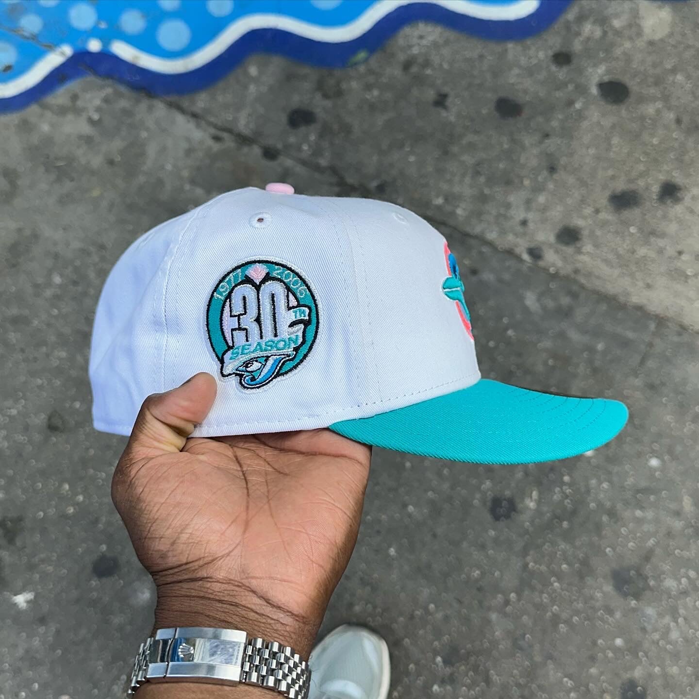 Toronto Blue Jays South Beach White Pink and Teal