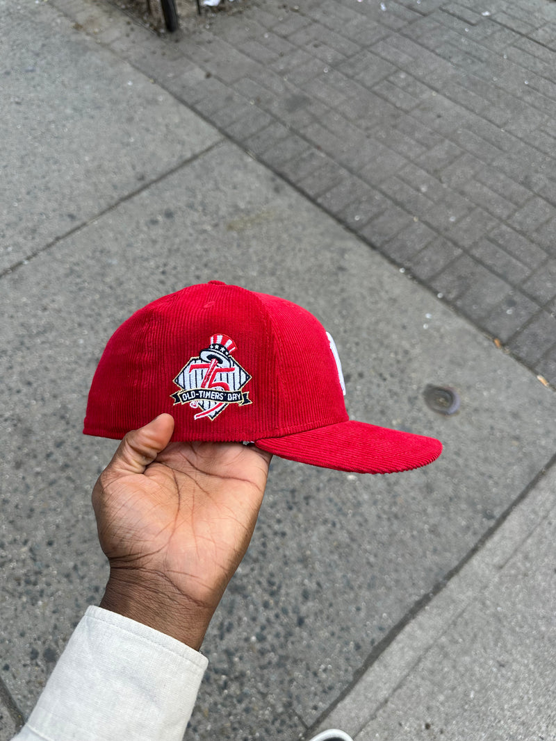 New York Yankees Red Corduroy 75 Years