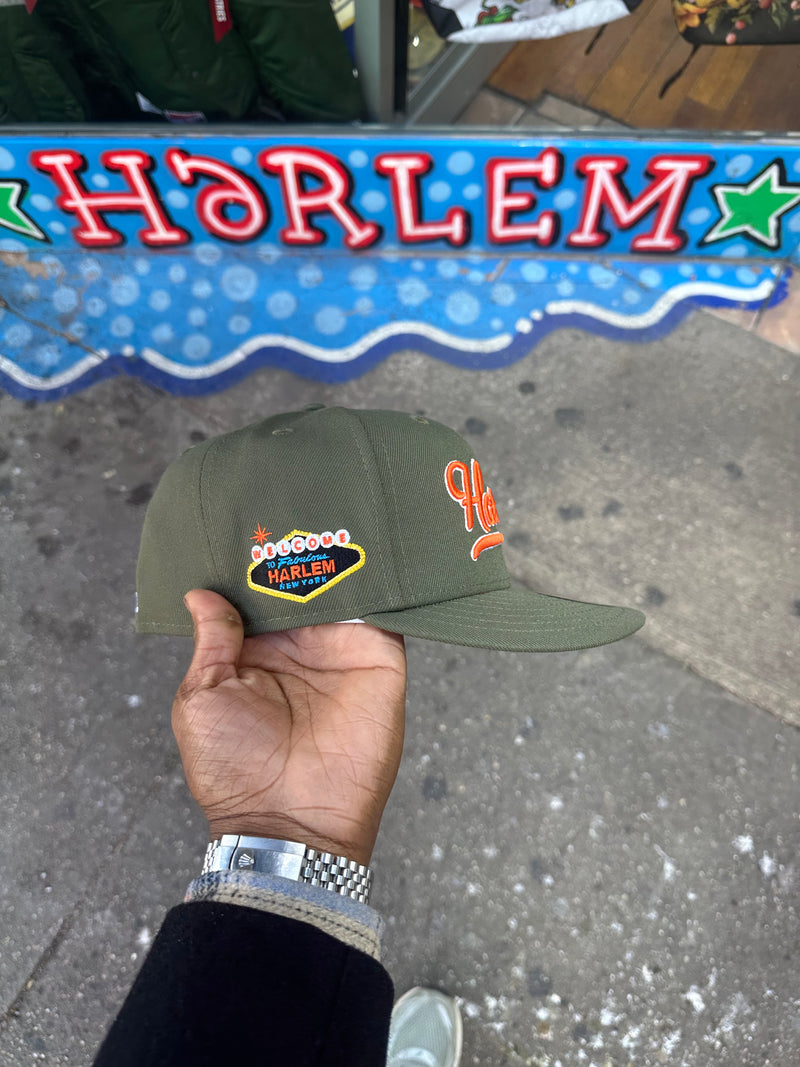 HARLEM OLIVE GREEN 5950 FITTED