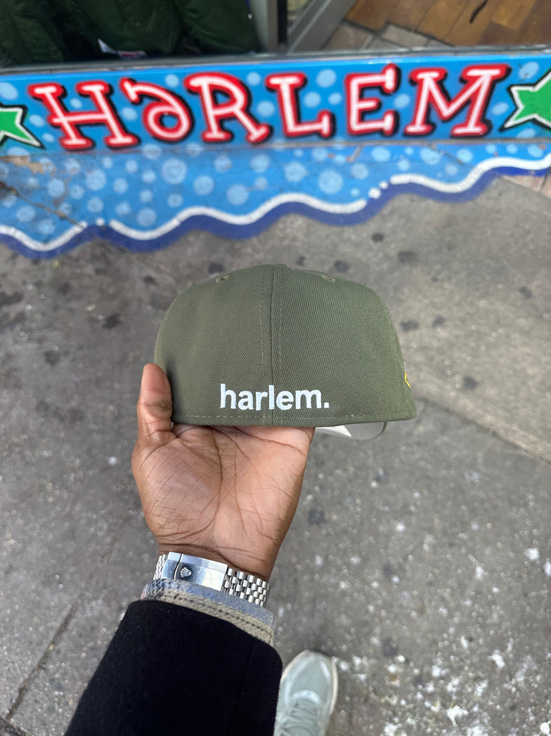 HARLEM OLIVE GREEN 5950 FITTED