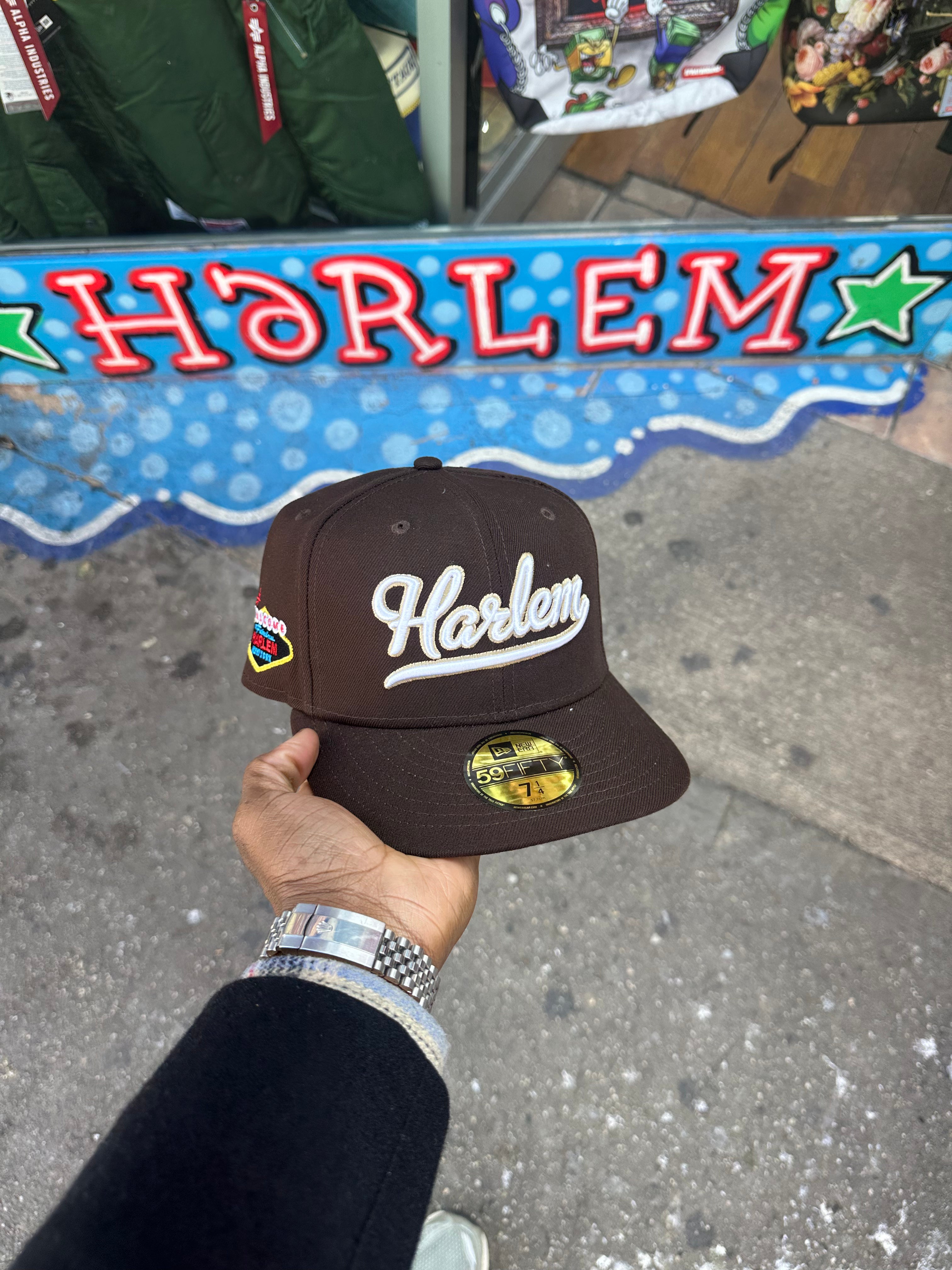 Harlem Dark Brown Creme Outline 5950 Fitted