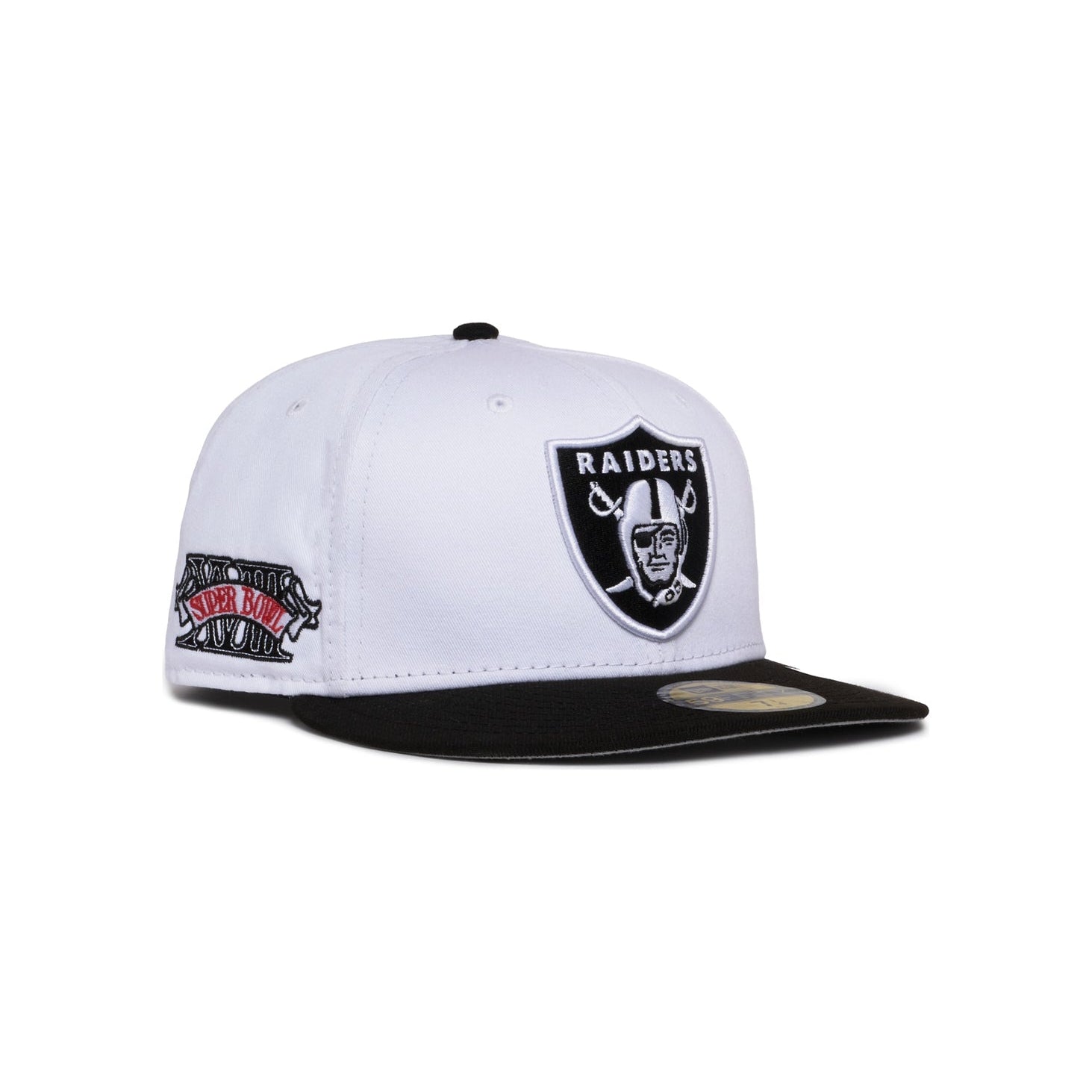 Las Vegas Raiders White & Black 5950 Fitteds XVIII