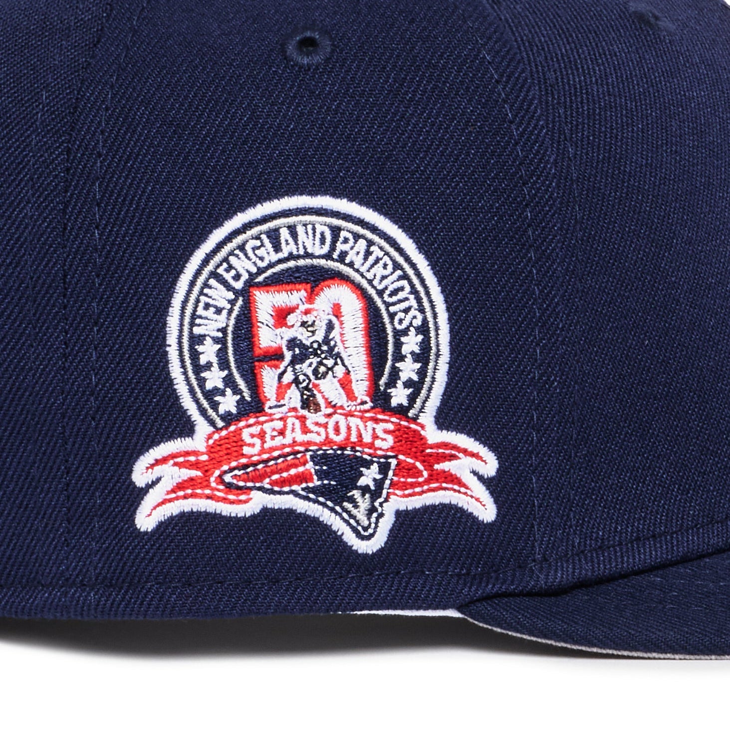 New England Patriots Mascot Oceanside Navy 50 Seasons