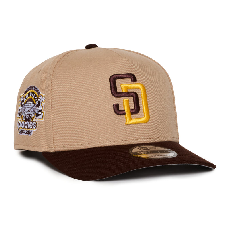 San Diego Padres Camel And Brown  950 A-Frame  Padres Stadium  Snap Back