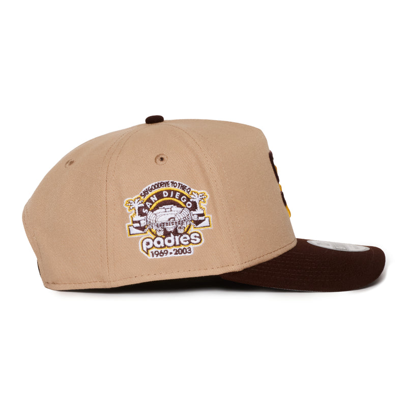 San Diego Padres Camel And Brown  950 A-Frame  Padres Stadium  Snap Back