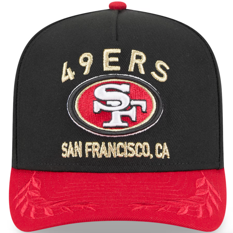 San Francisco 49ERs Black NFL25 DRAFT 950 AFrame Snap Back