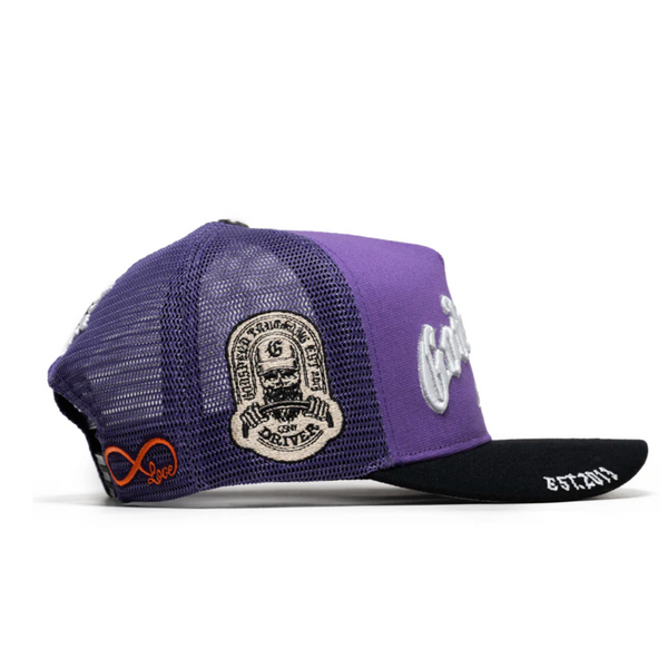 GODSPEED Forever Purple And Black Trucker Snap Back