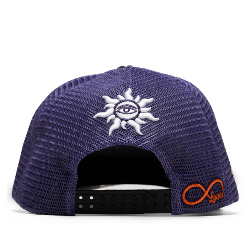 GODSPEED Forever Purple And Black Trucker Snap Back
