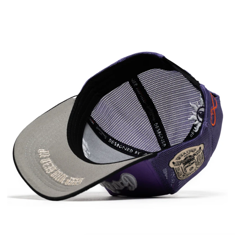 GODSPEED Forever Purple And Black Trucker Snap Back