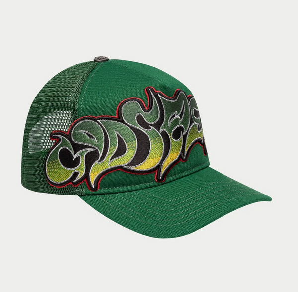 GODSPEED Forever Green Graffiti Trucker Snap Back