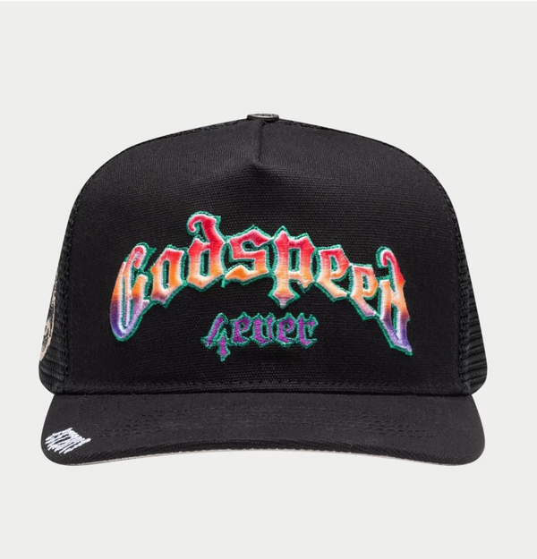 GODSPEED Forever Gradient Orange and Purple Trucker Snap Back