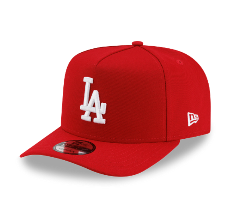 Los Angeles Dodgers Red 950 AFrame No Patch Snap Back
