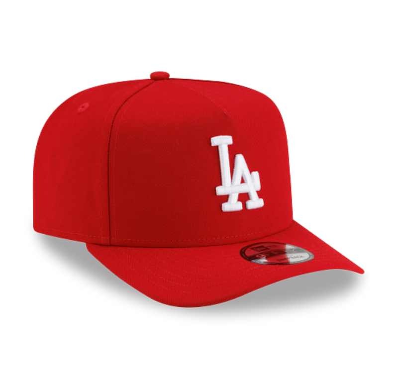 Los Angeles Dodgers Red 950 AFrame No Patch Snap Back