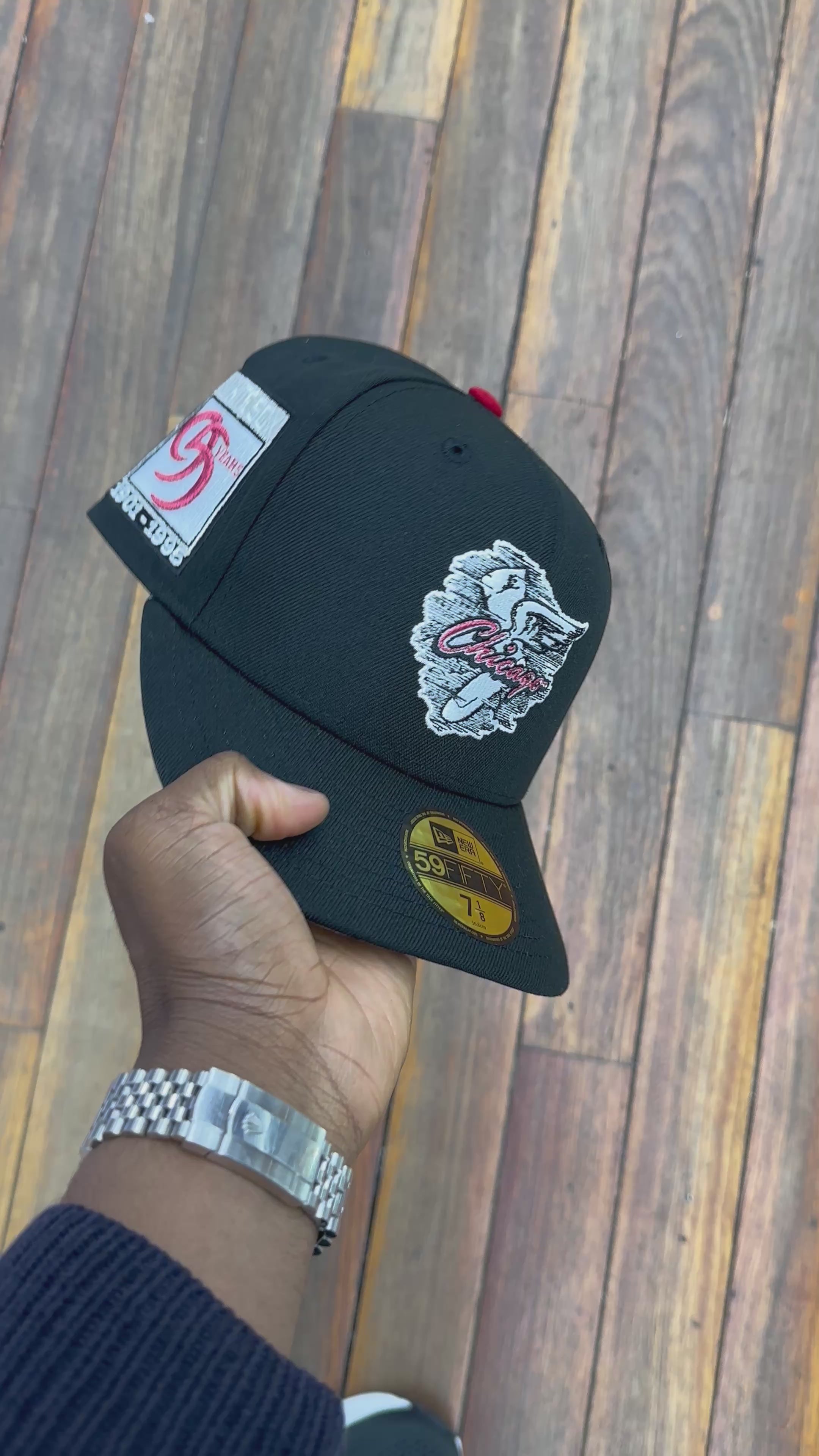 Chicago White Sox "Winged logo" All Black 95 Years