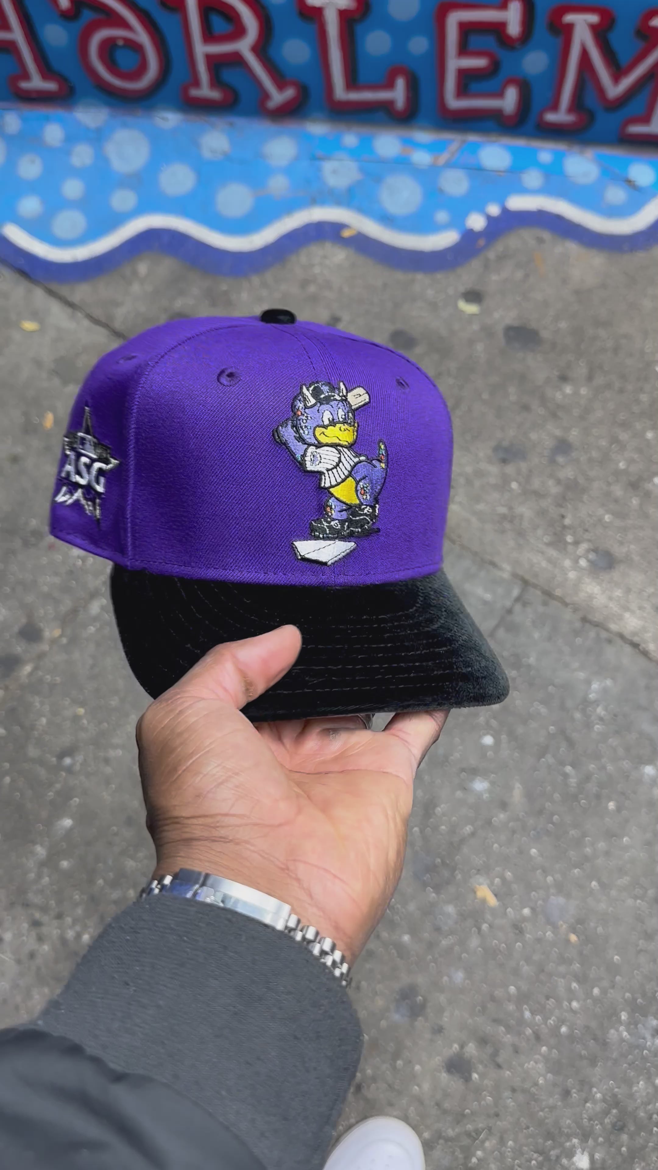 Colorado Rockies Purple and Velvet Black Mascot 21 ASG