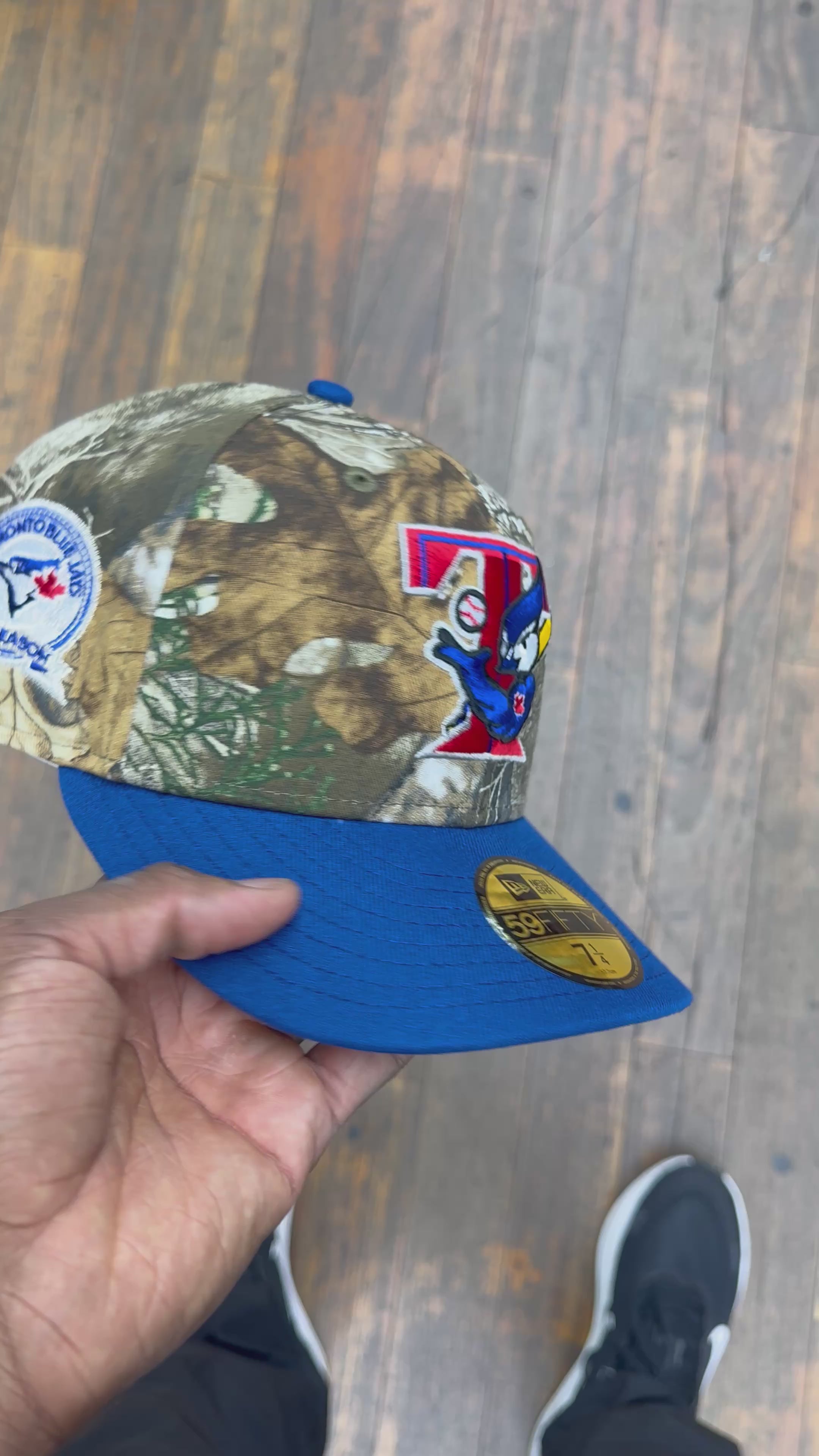 Toronto Blue Jays Real Tree And Royal Blue 40Th Anniversary