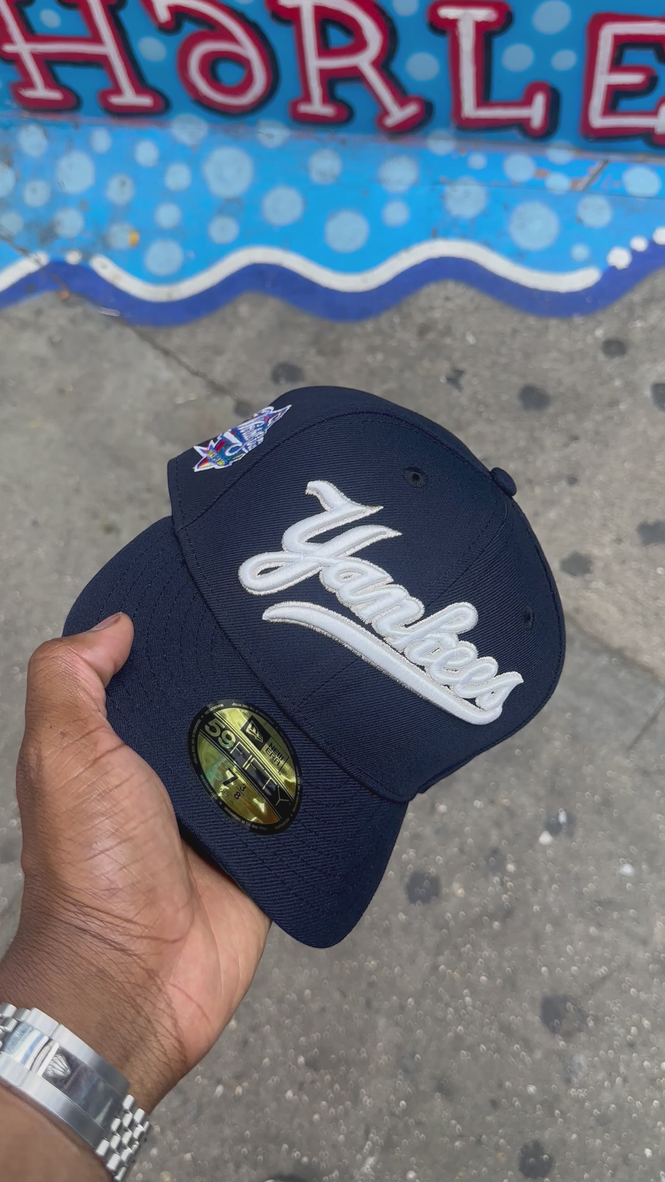 New York Yankees All Navy Blue w/ Script Logo 1998 WS