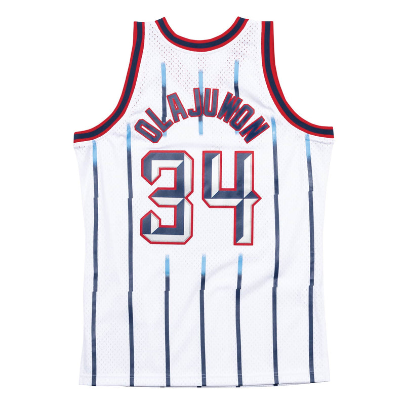 Houston ROCKETS WHITE OLAJUWON JERSEY